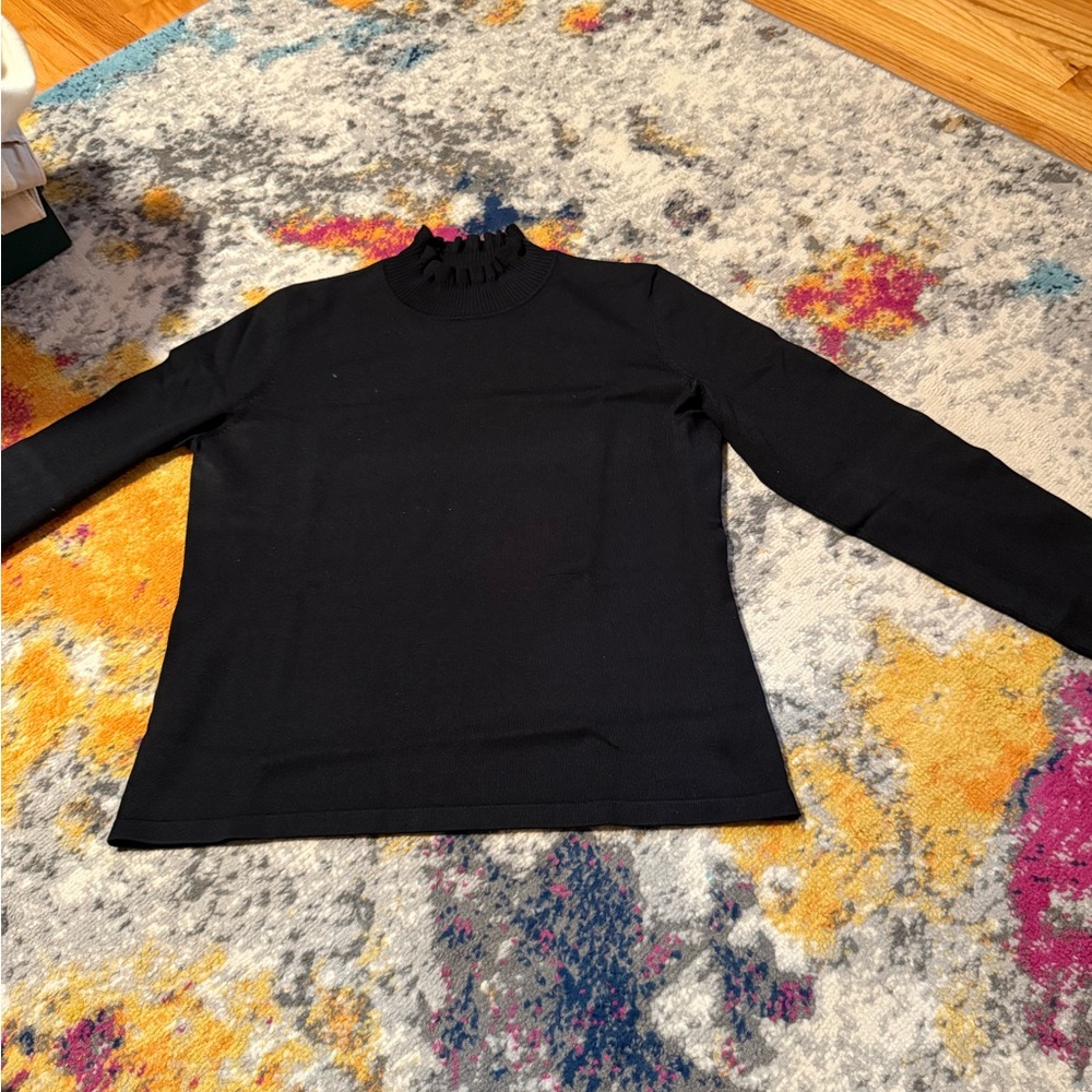 Elegant Black Turtleneck Sweater